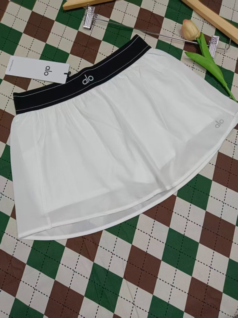 Alo Yoga Match Point Tennis Skirt  Relaxed &Flattering Fit 🐣Sporty